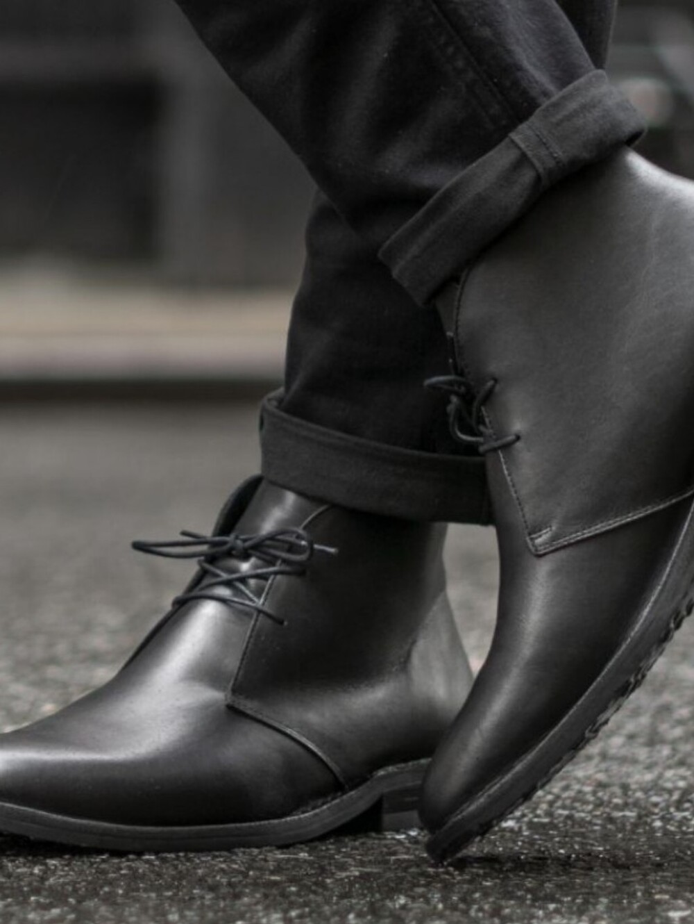 Thursday Boot Company Black Leather Chukka Boots